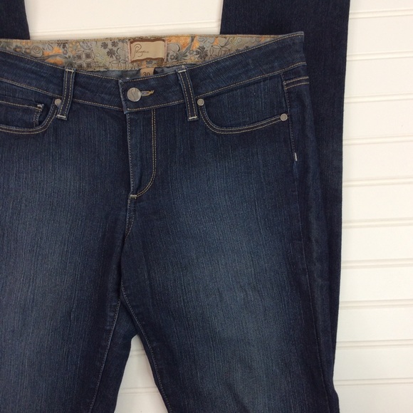 Paige Premium Jeans Peg Skinny Dark Wash 30 - Picture 4 of 7